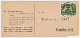 Voorburg - Hamburg Duitsland 1944 - Liebesgabenpaket - Zonder Classificatie