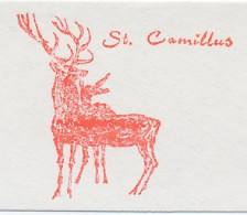 Meter Cut Netherlands 1977 Deer - Stag - St. Camillus - Other & Unclassified