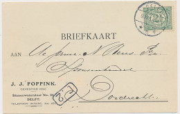 Firma Briefkaart Delft 1914 - J.J. Poppink - Zonder Classificatie