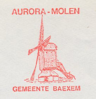 Meter Cover Netherlands 1977 Windmill - Aurora - Baexem - Mühlen
