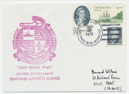 Cover / Postmark USA 1979 Antarctic Expedition - Operation Deep Freeze - Expediciones árticas