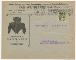 Firma Envelop Rotterdam 1923 - Plateelllamp - Zonder Classificatie