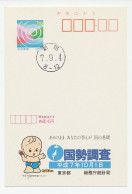 Postal Stationery Japan Census-kun - Autres & Non Classés