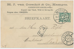 Firma Briefkaart Kampen 1908 - Conservenfabriek - Vis - Wild - Ohne Zuordnung