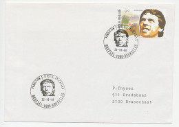 Cover / Postmark Belgium 1988 Jacques Brel - Music