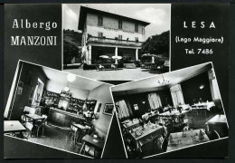 Lesa - Albergo Manzoni - Non Viaggiata - Rif. Fg065 - Sonstige & Ohne Zuordnung