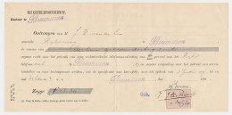 Brummen 1909 - Kwitantie Rijkstelefoondienst - Unclassified