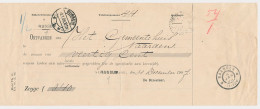 Bussum - Naarden 1907 - Kwitantie Rijkstelefoonkantoor - Unclassified