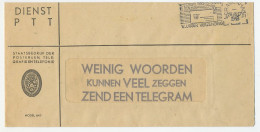 Dienst PTT Den Haag 1948 - Vensterenvelop: ZEND EEN TELEGRAM - Ohne Zuordnung