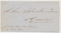 Treinbrief Haarlem - S Gravenhage 1848 - Per Spoortrein - Lettres & Documents