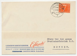 Firma Briefkaart Doetinchem 1956 - Lederwarenfabriek - Unclassified