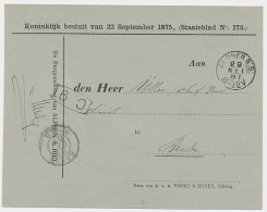 Kleinrondstempel Alphen N:B: 1881 - Non Classés