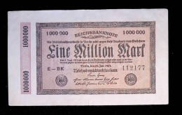 Billet, Allemagne, Reichsbanknote, 1000000, Ein Million Mark, 1923, 2 Scans, Frais Fr 1.85 E - 1 Million Mark
