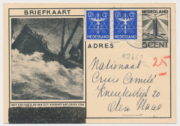 Briefkaart G. 234 Beverwijk - S Gravenhage 1933 ( Bundelnummer ) - Ganzsachen