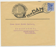 Firma Envelop Haarlem 1932 - Wereld / Globe - Ohne Zuordnung