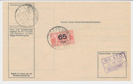 Vrachtbrief / Spoorwegzegel N.S. Utrecht - Harderwijk 1942 - Ohne Zuordnung