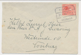 Treinblokstempel : Schagen - Alkmaar I 1926 - Non Classés