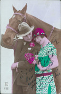 Cc690 Cartolina Fotografica Coloraise Tematica Donnina Innamorati Coppia Couple - Couples