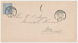Envelop G. 5b Locaal Te Utrecht 1893 - Entiers Postaux