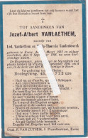 Jozef-Albert Vanlaethem :  Evere1915 - 1916   KIND - Devotion Images