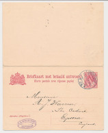 Briefkaart G. 85 II Amsterdam - Epsom GB / UK 1913 V.v. - Ganzsachen