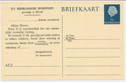 Spoorwegbriefkaart G. NS315 H - Postal Stationery