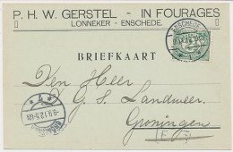 Firma Briefkaart Lonneker - Enschede 1912 - Fourages - Ohne Zuordnung