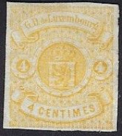Luxembourg - Luxemburg - Timbres - Armoiries   1859     4c.  .   *    Michel 5a    Vc. 250,- - 1859-1880 Stemmi