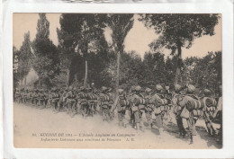 CPA :  14 X 9  -  GUERRE DE 1914  -  L'Armée  Anglaise En Campagne. Infanterie Indienne Aux Environs De Péronne - Guerre 1914-18