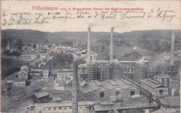 Luxembourg  DIFFERDINGEN VOM 84 METER HOHEN KAMIN DES STAHLWERKES GESEHEN - D2 - Differdange