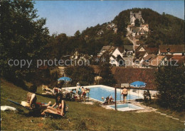 71959677 Berneck Altensteig Gasthaus Traube Schwimmbad Berneck - Altensteig