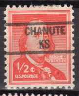 KS-140; USA Precancel/Vorausentwertung/Preo; CHANUTE (KS), Type 841 - Precancels