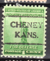 KS-144; USA Precancel/Vorausentwertung/Preo; CHENEY (KS), Type 716 - Precancels