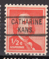 KS-131; USA Precancel/Vorausentwertung/Preo; CATHARINE (KS), Type 821 - Vorausentwertungen