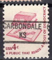 KS-128; USA Precancel/Vorausentwertung/Preo; CARBONDALE (KS), Type 841 - Préoblitérés