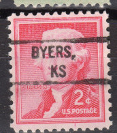 KS-118; USA Precancel/Vorausentwertung/Preo; BYERS (KS), Type 828 - Vorausentwertungen