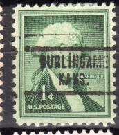 KS-111; USA Precancel/Vorausentwertung/Preo; BURLINGAME (KS), Type 734 - Vorausentwertungen