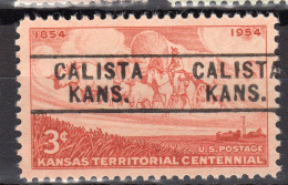 KS-121; USA Precancel/Vorausentwertung/Preo; CALISTA (KS), Type 745 - Precancels