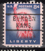 KS-108; USA Precancel/Vorausentwertung/Preo; BURDEN (KS), Type 729 - Vorausentwertungen