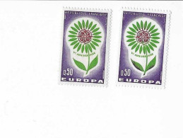 1431 Feuilles Noires - Demis Cercles Verts - 1 Normal Livré - Unused Stamps