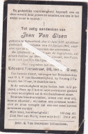 Jean Van Elsen : Schaerbeek 1835 - 1911 - Devotieprenten