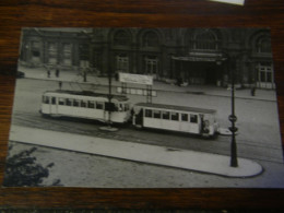 Photographie - Valenciennes (59) - Tramway - Gare - 1950 - SUP (HX 63) - Valenciennes