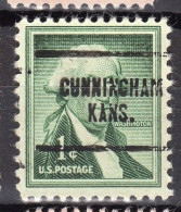 KS-177; USA Precancel/Vorausentwertung/Preo; CUNNINGHAM (KS), Type 704 - Préoblitérés