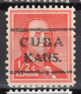 KS-176; USA Precancel/Vorausentwertung/Preo; CUBA (KS), Type 715 - Préoblitérés