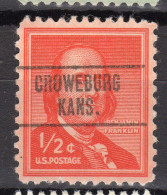 KS-174; USA Precancel/Vorausentwertung/Preo; CROWEBURG (KS), Type 748 - Vorausentwertungen