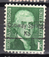 KS-166; USA Precancel/Vorausentwertung/Preo; CONWAY SPRINGS (KS), Type 843 - Vorausentwertungen