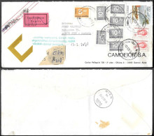 Austria Incoming Registered Cover From Argentina 1978. Empfänger Nicht Angetroffen Handstamp - Brieven En Documenten