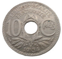 FRANCE....10 Centimes Lindauer  Année 1934  Non Souligné (voir Images) - 10 Centimes