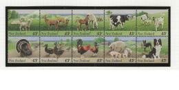 1995 MNH New Zealand Mi 1441-45 (45c  Stamps) Postfris** - Unused Stamps