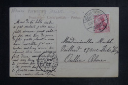 ALSACE LORRAINE - Carte Postale De Château Salins Pour Oullin En 1908  - L 153105 - Lettres & Documents